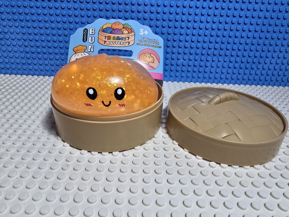 Rzadki gniotek squishy dumpling pomarańczowy gniotek antystresowy