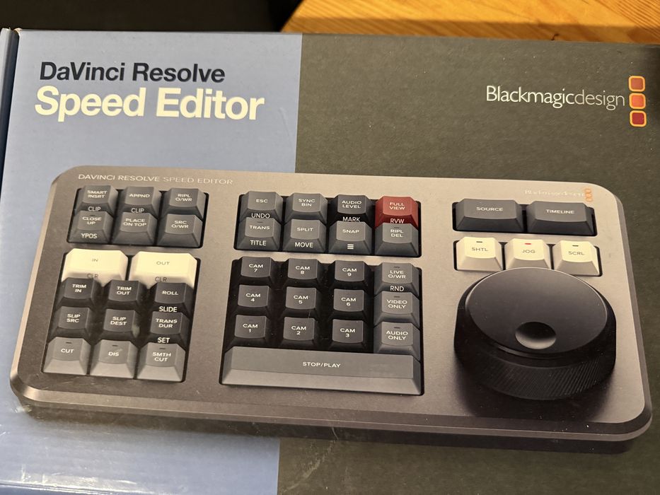Blackmagic Speed Editor nie używany
