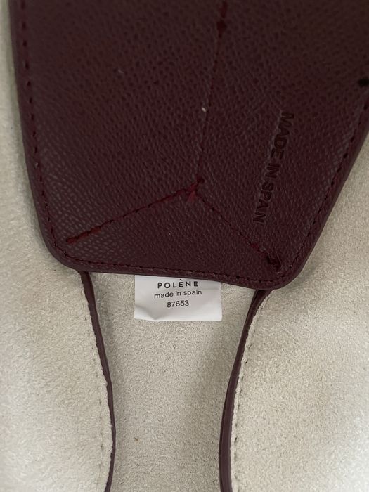 Torebka polene cyme mini burgundowa Bordowa