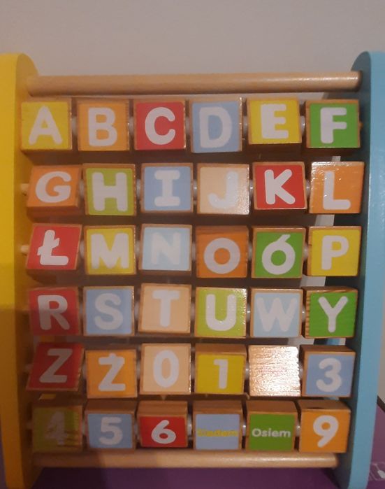Drewniana zabawka edukacyjna