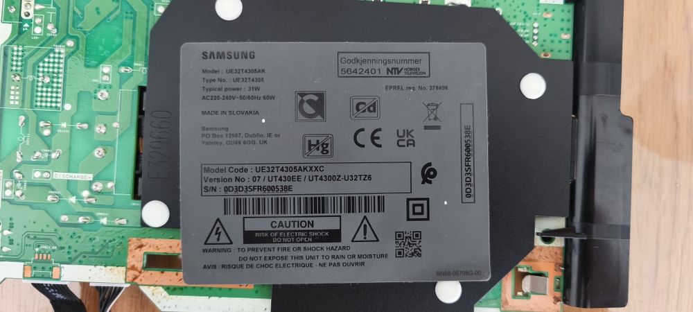 Motherboard Samsung UE32T4305AKXXC