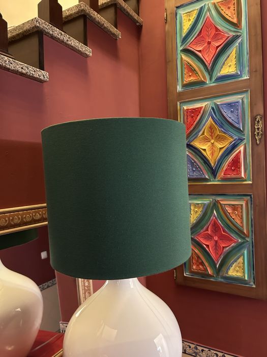 Candeeiro Cerâmica 83 cm altura