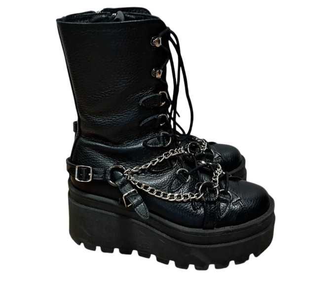 Botki CARINII platforma goth dollskill killstar beyco rusin carrini