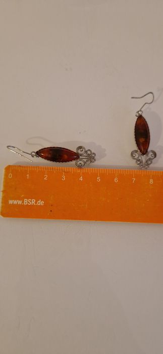 Серьги серебро с Аметистом                  .