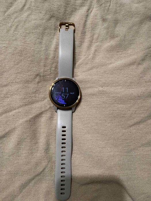 Смарт-годинник garmin venu, колір рожеве золото/бежевий оригінал