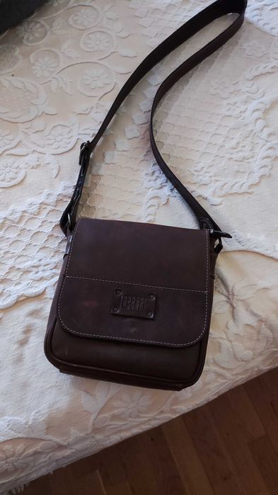 bolsa nova de tiracolo pele homem