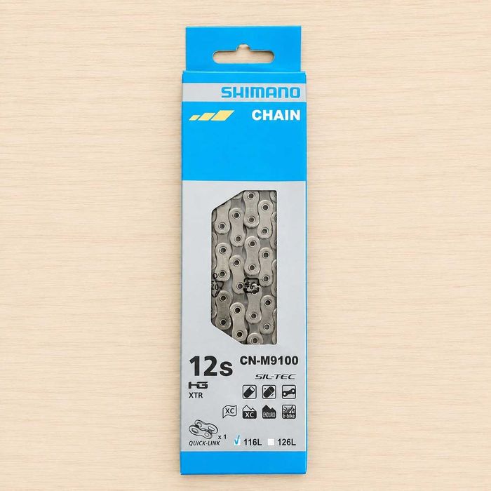 Corrente Shimano XTR CN-M9100 12s Quick-Link 116 Elos