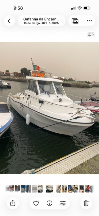 Barco a gasolio de 85hp