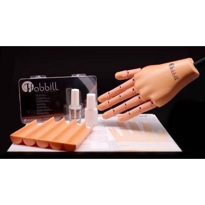 Habbill mão de treino para unhas de gel