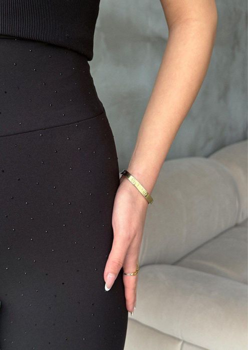 Лосини зі стразами на штрипках