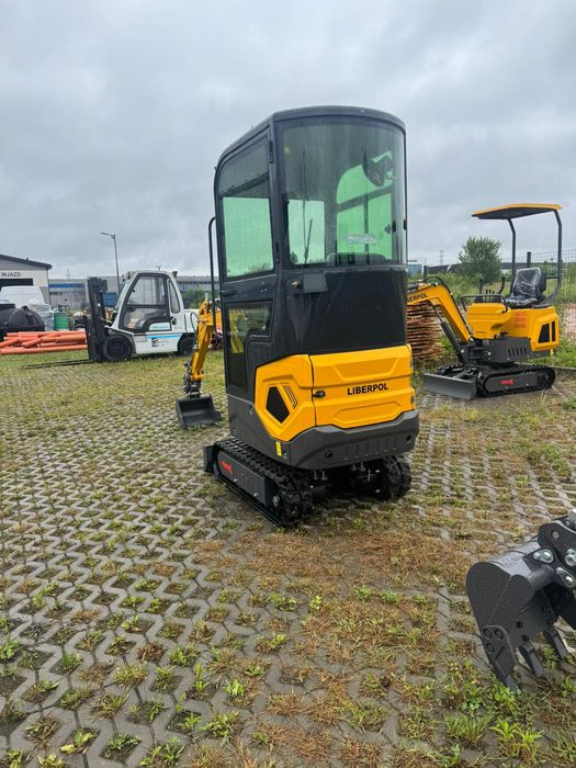 Minikoparka koparka LIBERPOL  1.2 t z kabiną