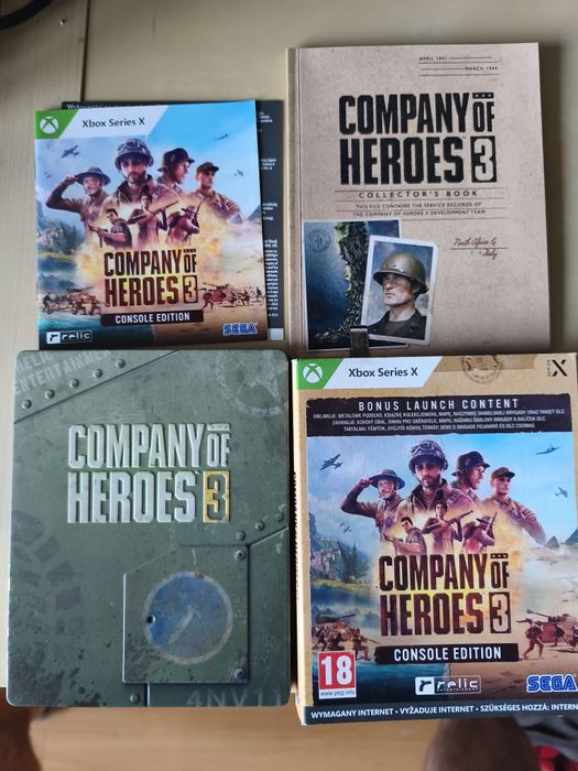 Company od Heroes 3 steelbook Xbox x
