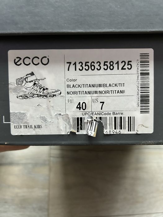 Ботинки Ecco, розмір 40, устілка 25 см.
