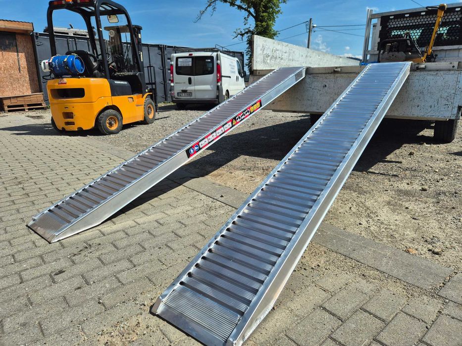 Najazdy aluminiowe DOSTĘPNE MODELE W OPISIE, do wszelkich maszyn