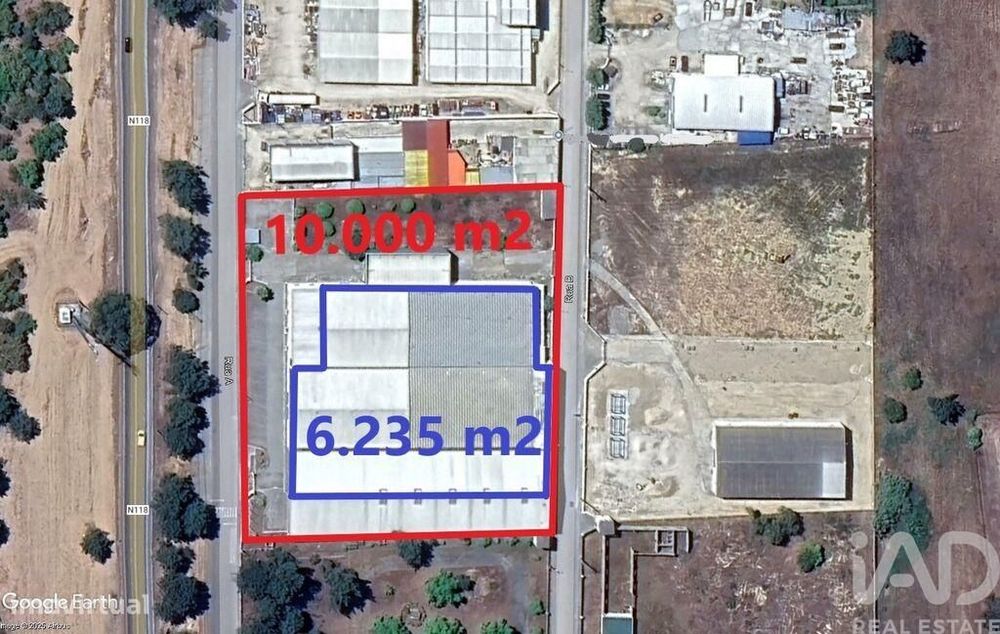 Hangar em Muge de 5460,00 m2