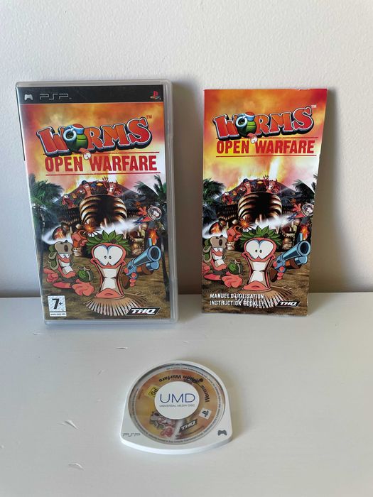 Worms Open Warfare - (PSP)- Completo & Testado