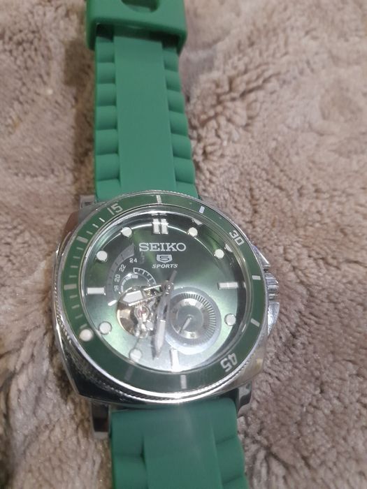 SEIKO 5 SPORT наручний,чоловічий ,механічний годинник.сейко часы.
