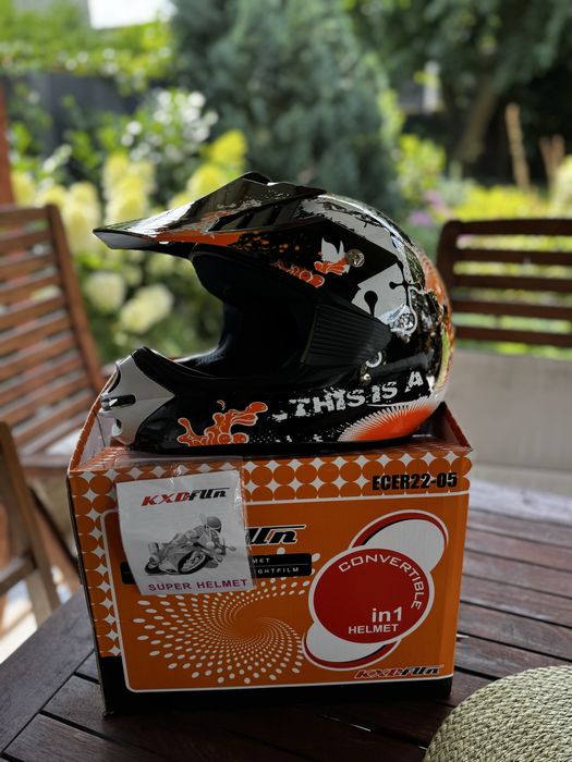 Kask cross/enduro motocyklowy KXDFun XL