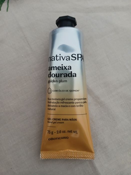 Creme de mãos Ameixa Dourada