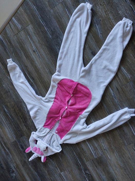 Piżama onesie ok 140 kostium unicorn