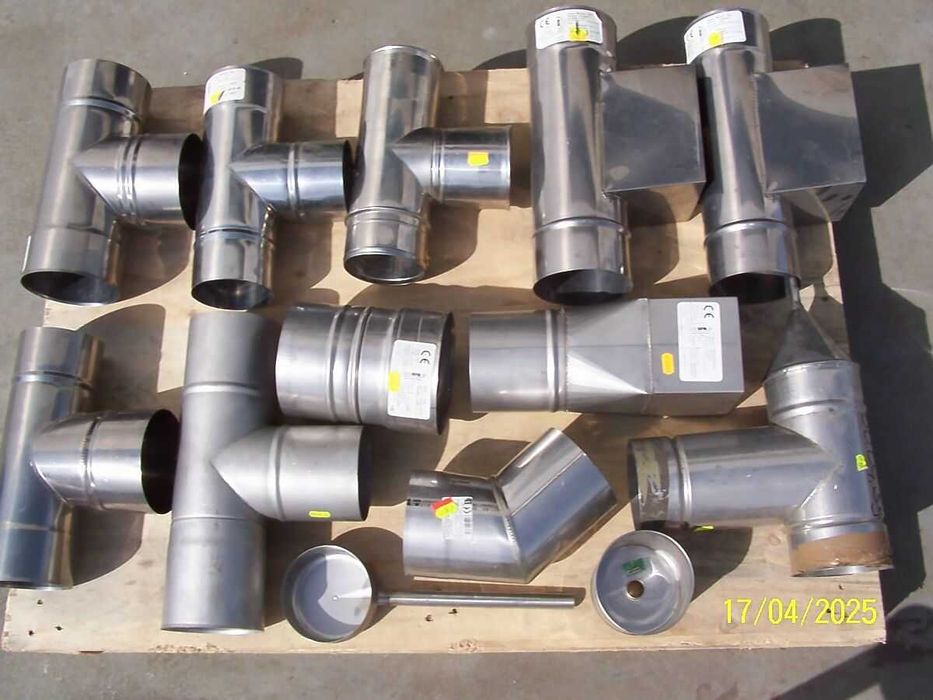 sprzedam kształtki kominowe ze stali kwasoodpornej