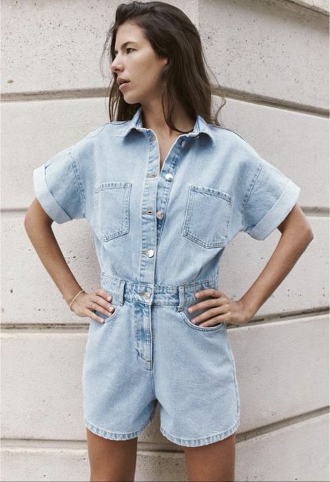 Джинсовий комбінезон ZARA