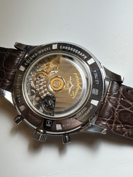 Longines Automatic Chronograph Column-Wheel – pełny zestaw