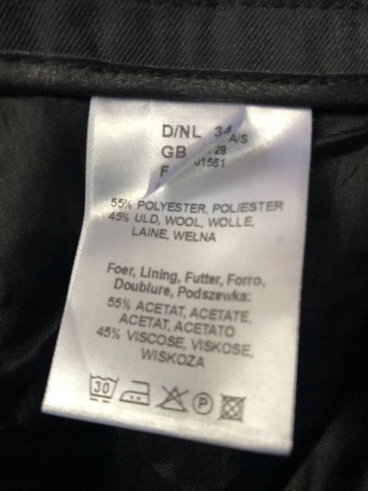 CLAIRE Spodnie garniturowe eleganckie w kant PREMIUM