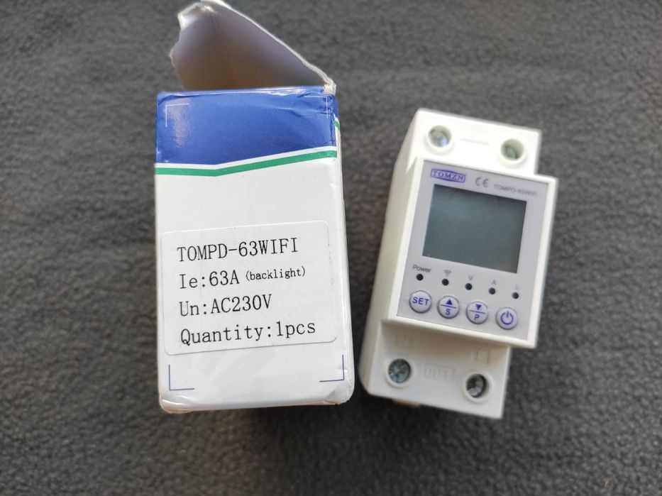 Реле напруги TOMZN TOMPD-63WiFi (лічильник/захист)