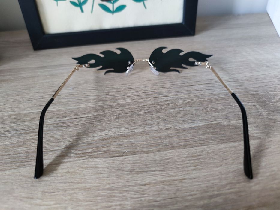 Okulary lustrzane płomień