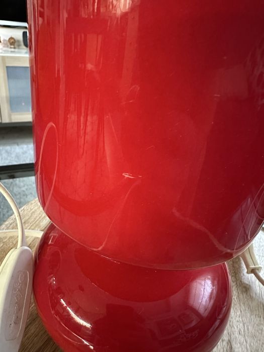 lampa stołowa IKEA Lykta czerwona