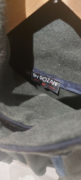 Ciepła bluza męska z ciekawym golfem, ozdobny golf, ciepły na jesień