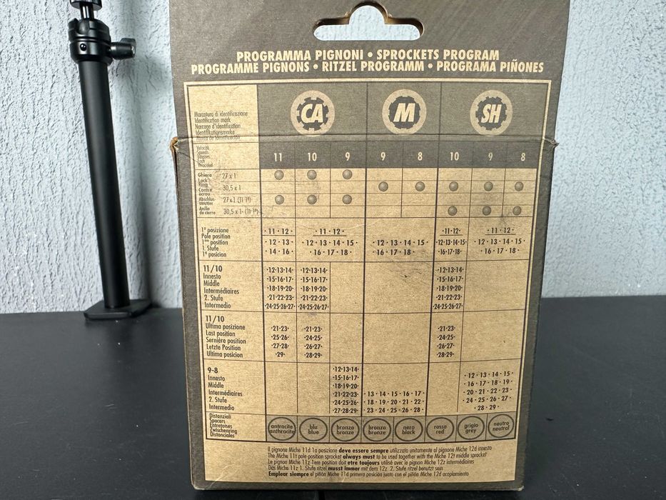 Kaseta 10 rzędowa MICHE