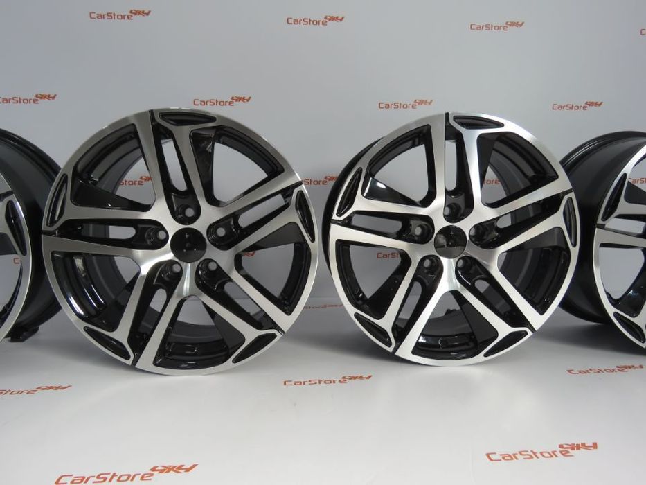 Jantes Look Peugeot 16 x 7 et 35 5x108 Black