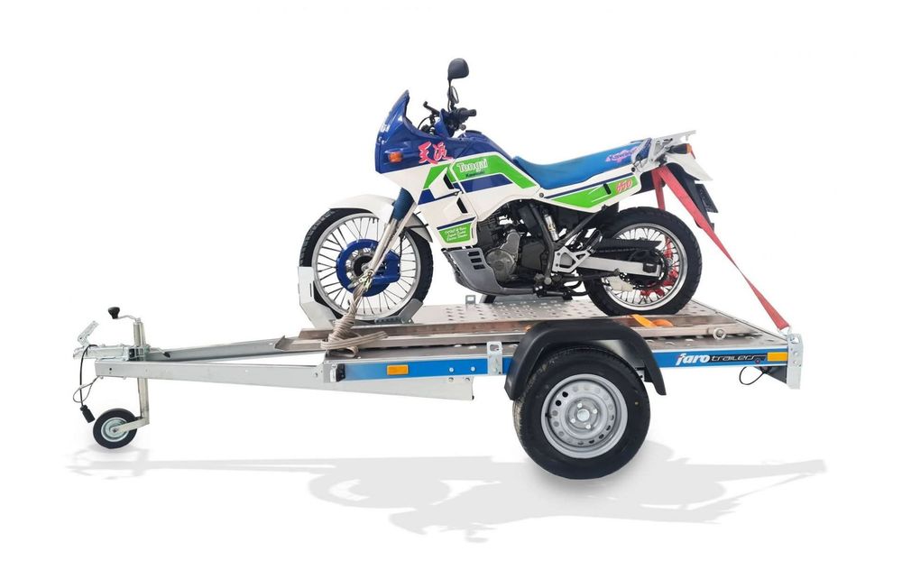 Przyczepa motocyklowa lekka do transportu motocykli wymiar 225/125