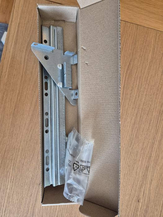 Ikea Bloco Eket branco 35x35x35cm com calha suspensão