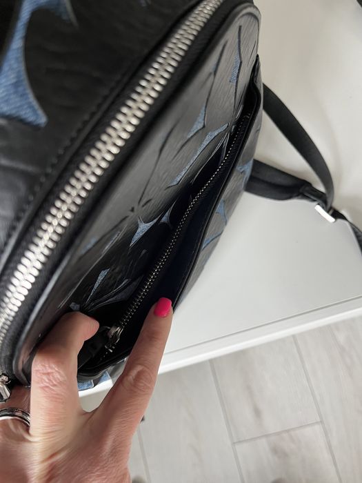 Plecak czarny Desigual jeans nowy komplet metek skóra piękny