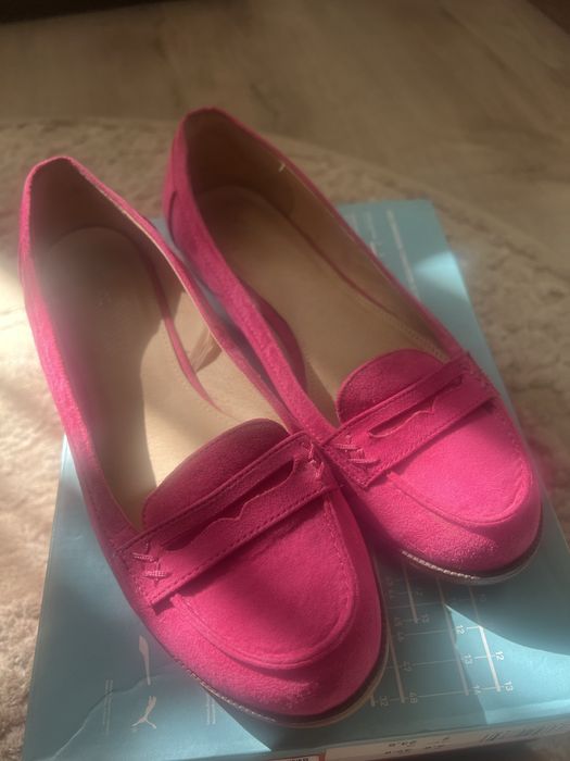 Пролам лофери  туфли 37 24 см идеальное состояние стан ідеал