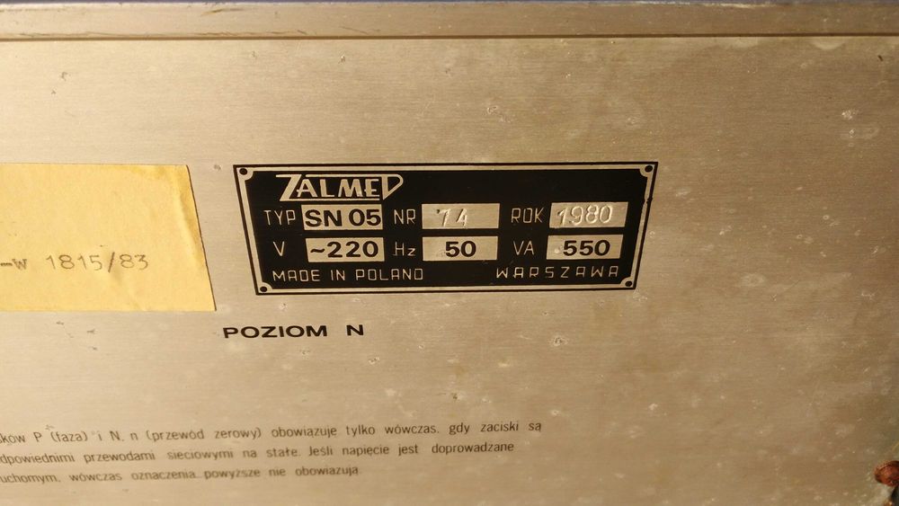 Regulator Napięcia zmiennego do Starych TV ZALMED SN05