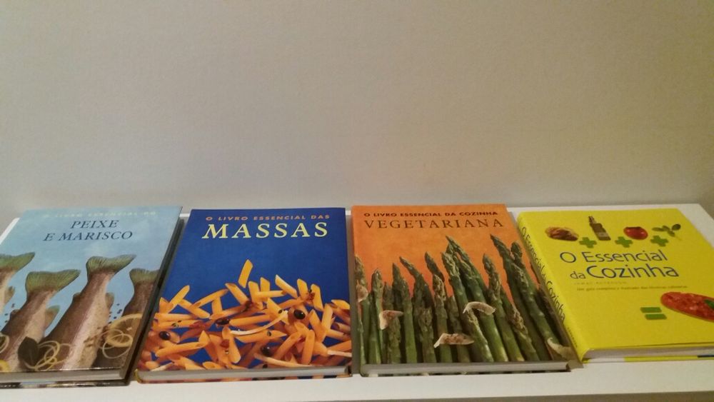 Conjunto de livros de receitas