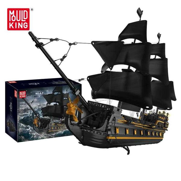 Блоковий конструктор Mould King Чорна перлина 13186