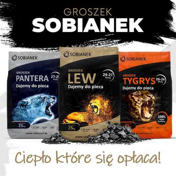 Węgiel orzech, Kostka , Groszek, Miał