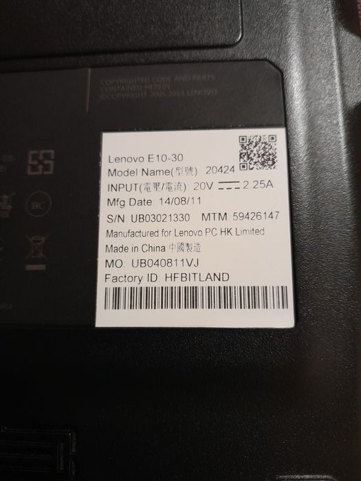 Нетбук Lenovo E10-30