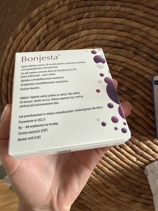 Bonjesta lek na mdlosci w ciąży