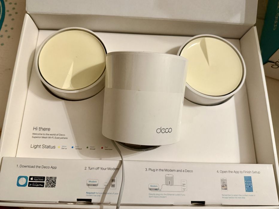 TP-Link Deco X50-5G + Deco X50 3-Pack | Wi-Fi 6 Mesh AX3000 | Router 5G