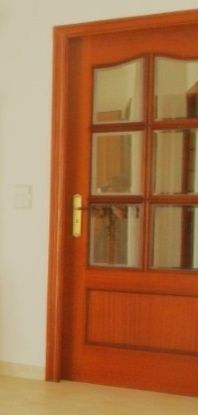 Porta madeira com vidros