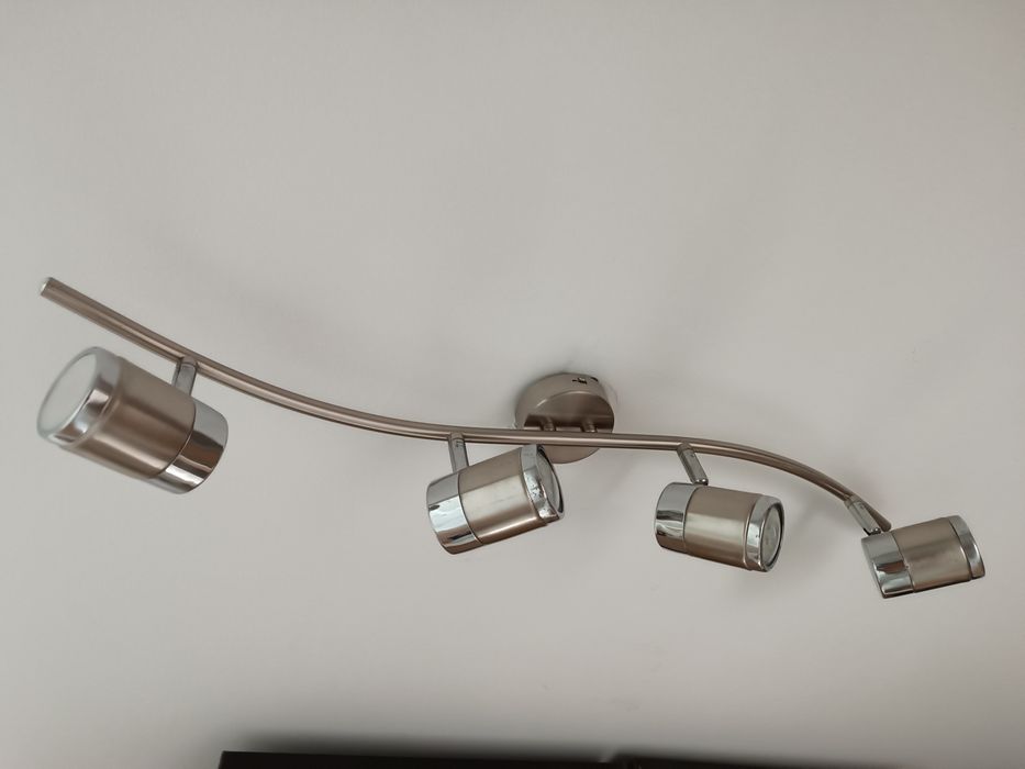 Lampa/kinket chromowa z 4 punktami świetlnymi