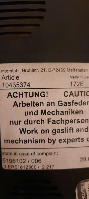Fotel biurowy EVERY is1 Interstuhl gwarancja producenta