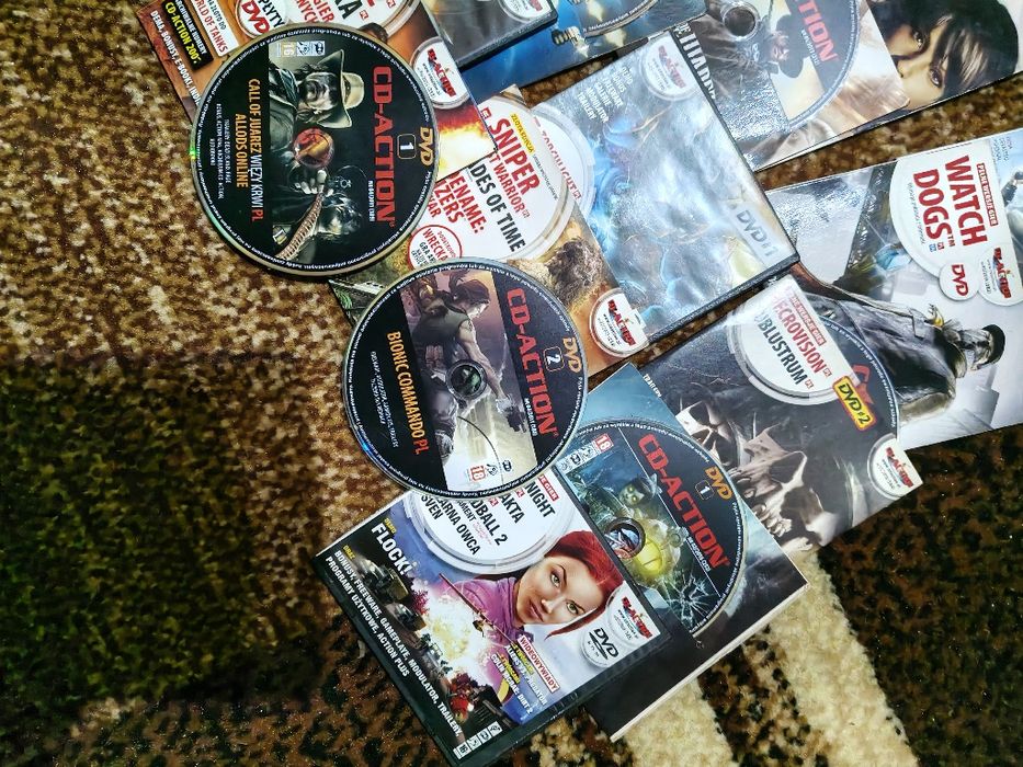 Płyty CD z magazynów CD Action zgrami