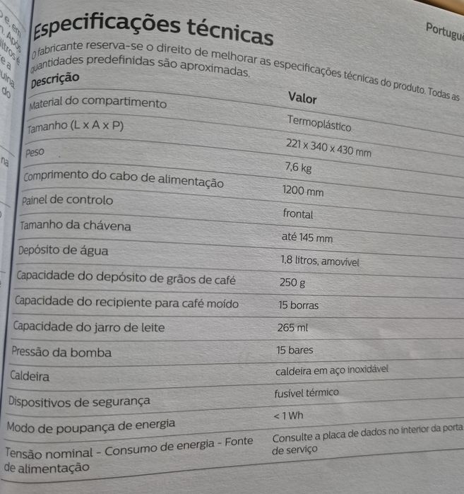 Máquina de café PHILIPS